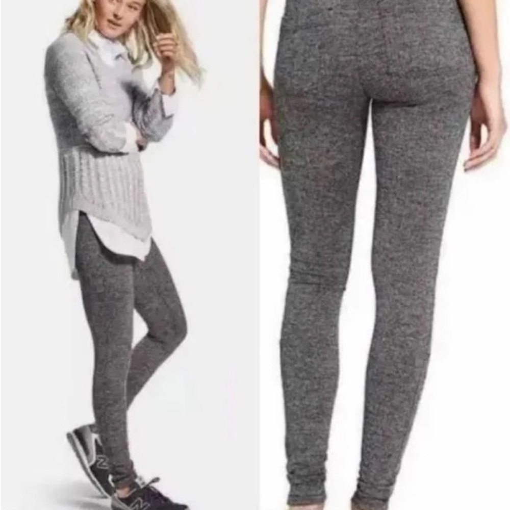 🩶ATHLETA METRO HERRINGBONE FULL-LENGTH LEGGINGS - BLACK & WHITE